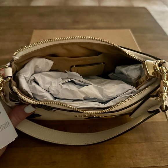 Coach Teri Shoulder Bag Crossbody Purse With Floral Print - Picture 13 of 16